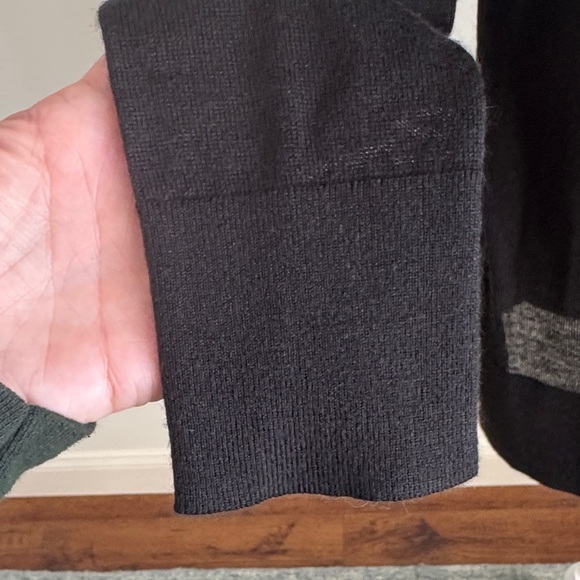 LOFT Black Open Front Cardigan - Picture 3 of 7